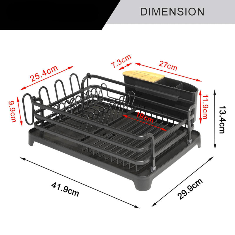 Howell Utensil Shelf, Black