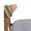Tabouret de comptoir (2) - Paire de sièges en bois d'hévéa robuste gris foncé