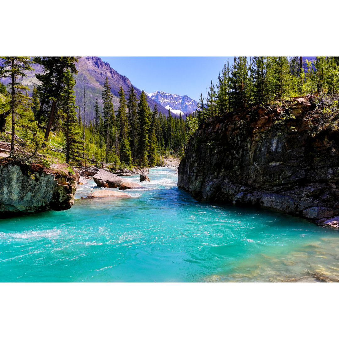 Kanadische Rocky Mountains - Kunstdrucke auf Leinwand