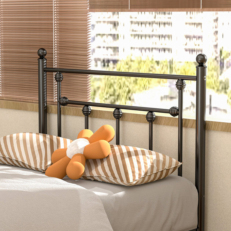 Ensemble de chambre configurable avec lit plateforme 3 pièces Kempst, Café / noir, Simple