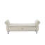 Banc de rangement en velours doux avec boutons en cristal et 1 coussin, pour chambre et salon-492518883