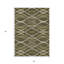 Tapis intérieur lavable abstrait ivoire 5 pi x 8 pi