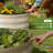  2 Pack Round Raised Garden Bed 2X2x1ft,Galvanized Metal Planter Box Kit For Outdoor Gardening,Vegetable Flower Herb Growing Beds With Gloves Tools,Black-1823260908-1824105835-1824105834