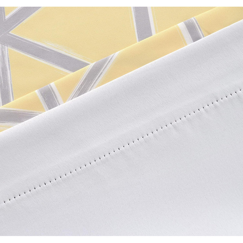 Cantonnière Aricijana, Beige, L 52 po x H 18 po