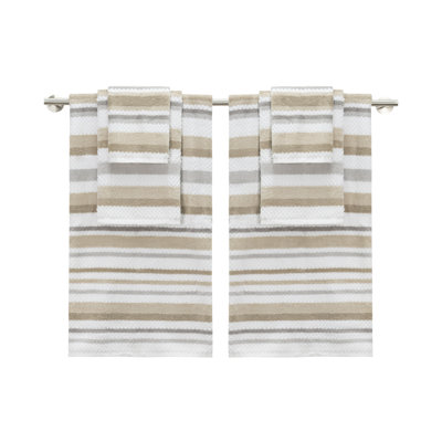 Karina Zt Casual Linen Grey Towel Set
