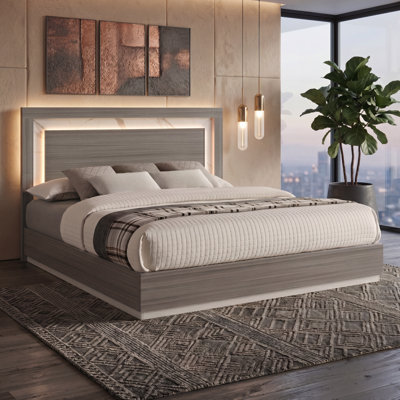 Altima Queen Bed Gray