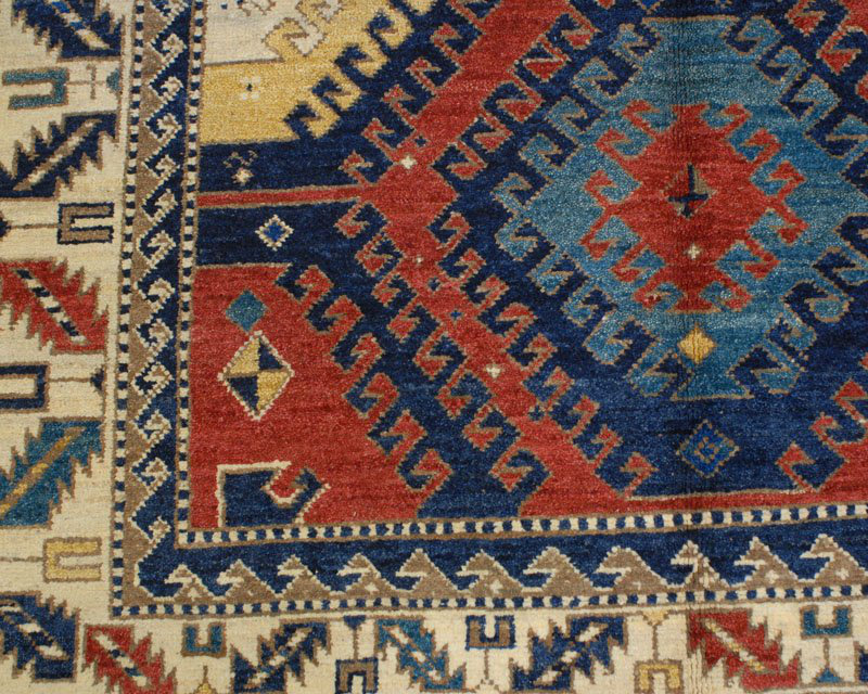 Tufenkian Outlet Kazak Wool Southwestern Area Rug, Rectangle 5' x 7'
