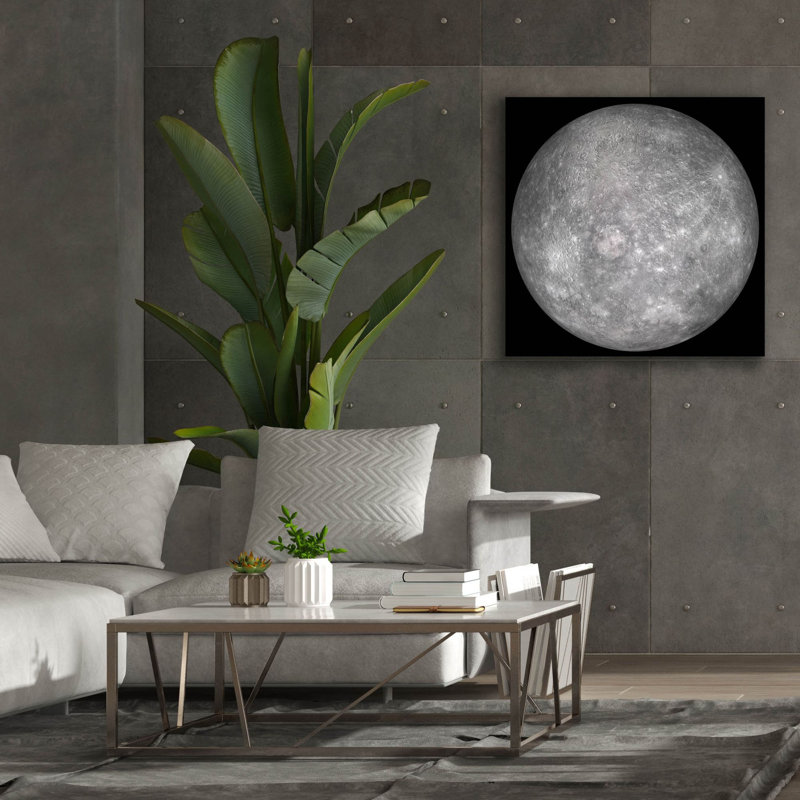 «Planète mercure» par Epic Portfolio, art mural sur toile, H 37 po x l 37 po x P 1,5 po