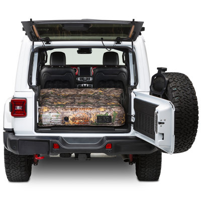 Pittman Outdoors Airbedz PPI-CMO_XUV Jeep Mattress for Jeep Wrangler, Wagons, SUV Air Mattress & 4Runner Air Mattress with Rear Seats Down - 66"x52"x10" CAMO