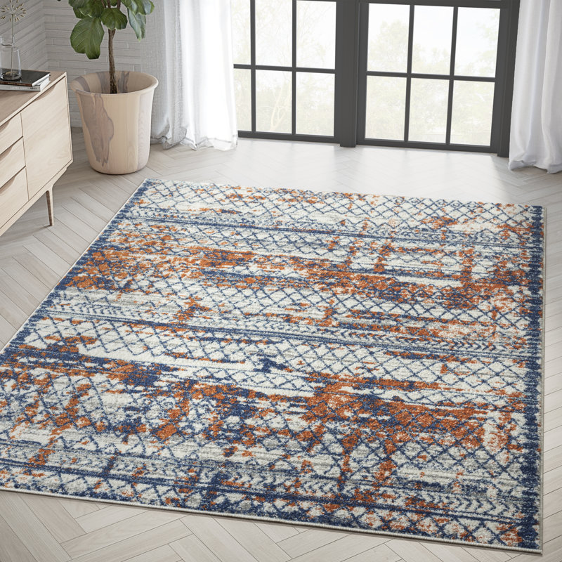 Labastide Geometric Indoor Rug, Rectangle 5'3" x 7'6"