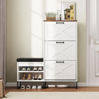 Narrow And Slender Shoe Rack Entrance Organizer