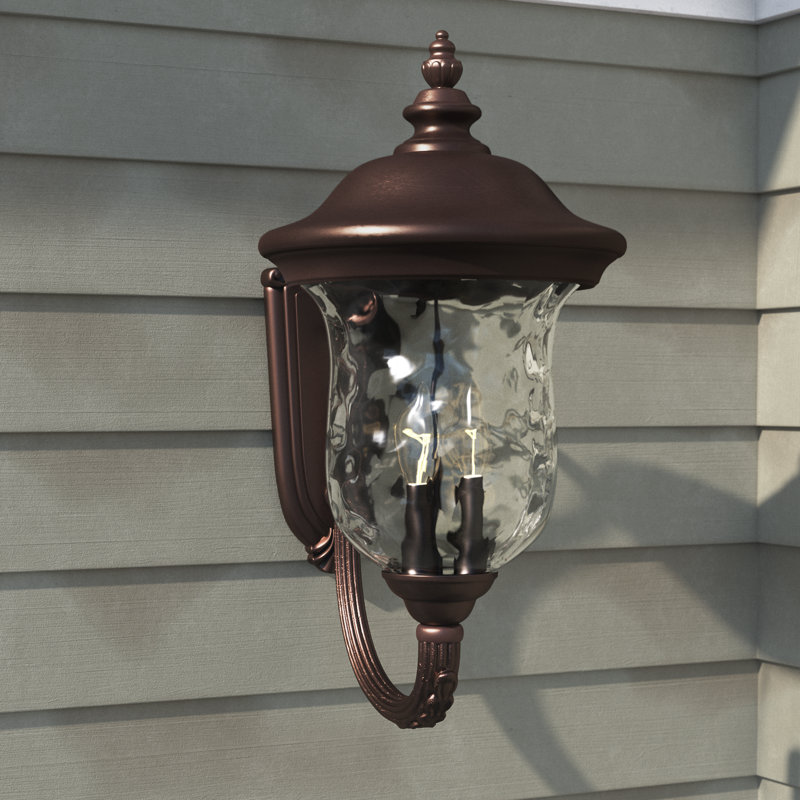 Antkeo Aluminium Wall Light, Bronze, 15.75" H x 8" W