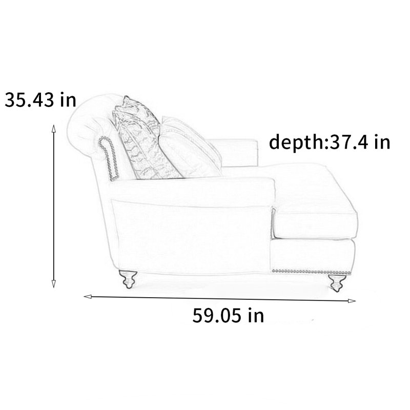 Fauteuil luxueux en pin
