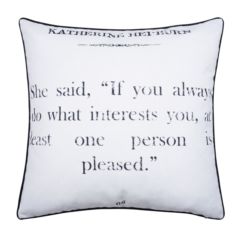 Gray Velvet Double Sided Quote Pillow with Linen Front