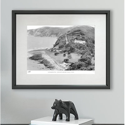 Lynmouth, Countisbury Hill 1929 by Francis Frith - Single Picture Frame Print