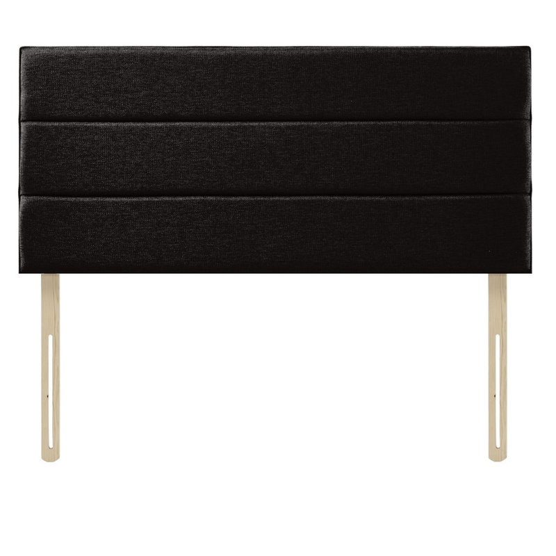 Upholstered Headboard, Super King (6'), Black