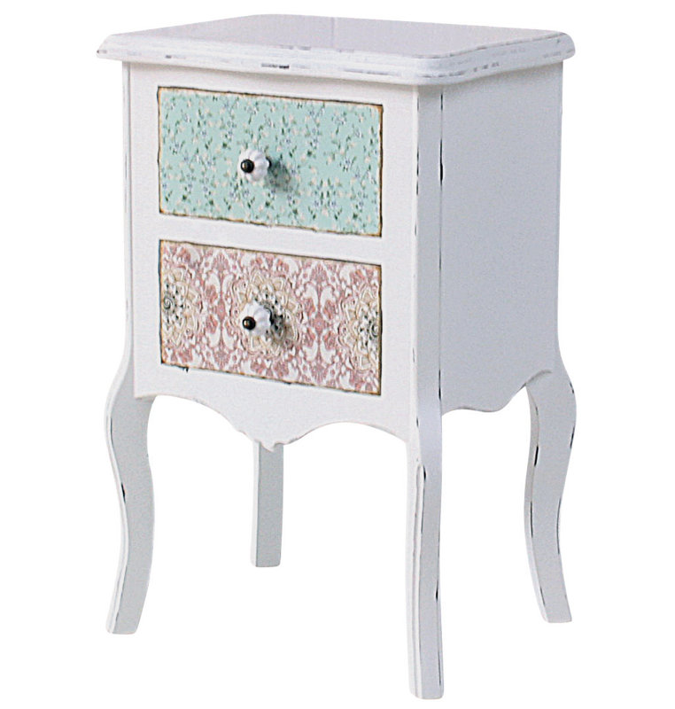 Paisley 43cm W Manufactured Wood Bedside Table