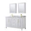 Ensemble de meuble-lavabo double 60 "avec miroir Daria-97961467-97961469-97961473