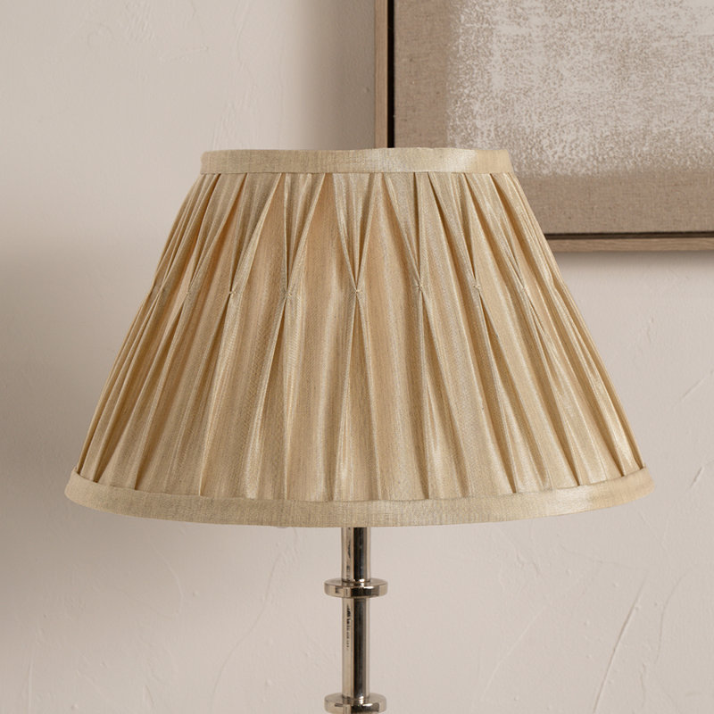 Ervin Empire Lamp Shade, Gold, 30"H x 50"W x 50"D