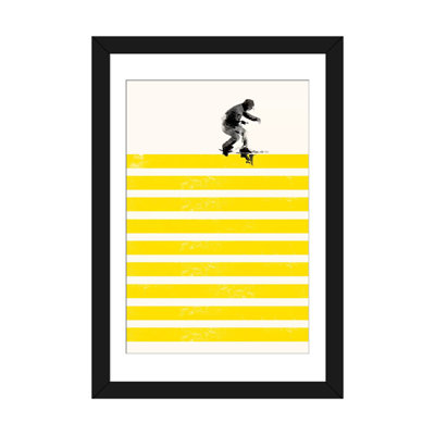 «Slide in Stripes», impression sur toile