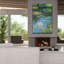«Aanisah Garden Pond III» sur toile par Carol Rowan-1178105090