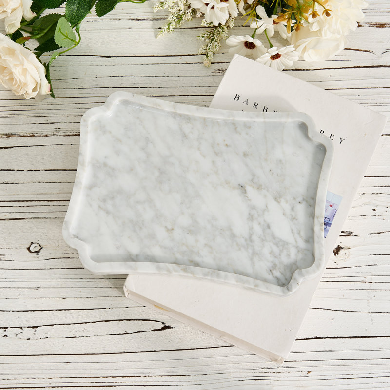 Bianco Carrara Natural Marble Tray