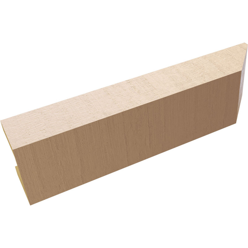 Queue de chevron Concord Woodgrain TimberThane, brun clair apprêté, H 4 po x l 24 po x P 6 po