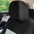 Diamond Stitched Flat Cloth Car Seat Covers Full Set-87289359