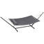 Hamac double matelassé avec support et coussin 2 personnes