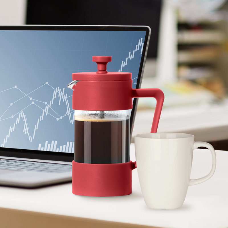 3 tasses à café à presses françaises Borosilicate (350 ml, 12 oz)
