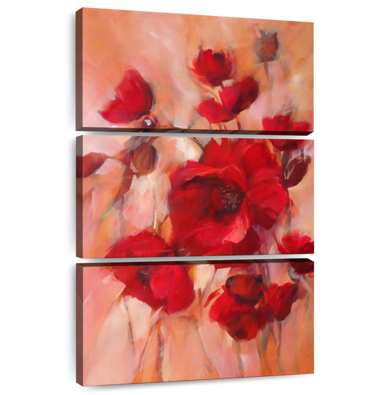 Coquelicots Harnek, H 74 po x l 48 po