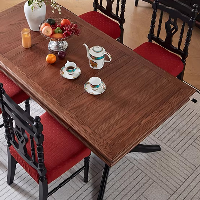 Table de salle à manger de style rétro, H 30,70 po x L 70,86 po x P 35,43 po