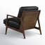 Fauteuil d'appoint en cuir véritable Carmelo-202628061