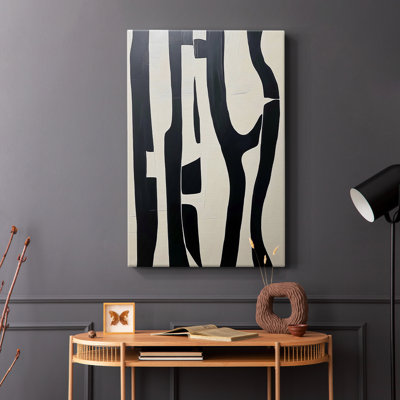 Série ABSTRACT DCXLVI - Toile tendue avec châssis Premium - Prêt à être accroché