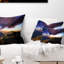 Coussin lombaire cityscape barcelone horizon