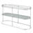 Arlayne 48'' Glass Top Console Table