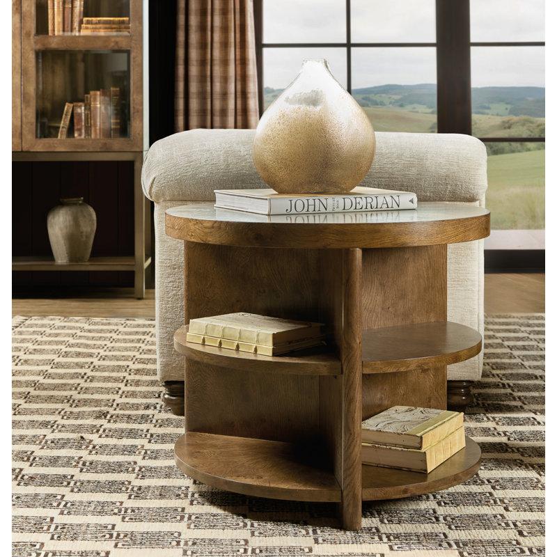 Melange Mulholland Round End Table