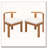 Wood Armless Dining Chair