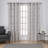 Borach Semi Sheer Curtain Pair-31744812-31744808