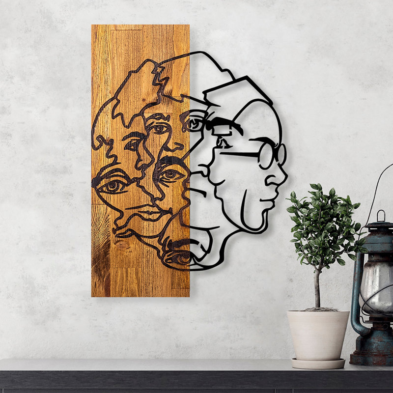 Décoration murale en bois