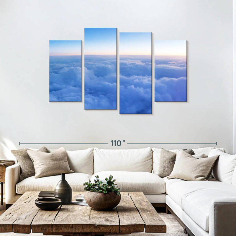 Alvord Blue Sky Clouds, 48" H x 75" W