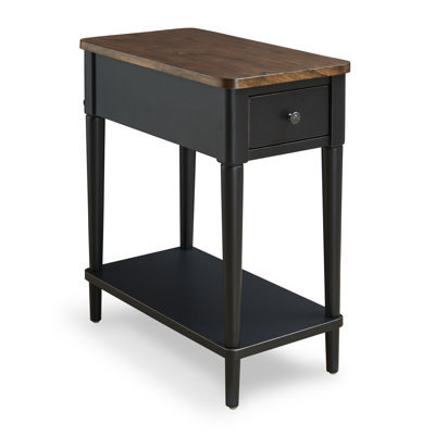 End Table and Built-In Outlets