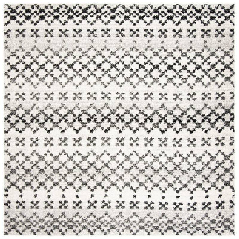 Finney Performance Geometric Rug, Square 7'