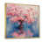 Toile avec cadre flottant or