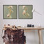 «Classic Blooms On Green Single Frame» par Liz Jardine, 2 pièces sur toile-482697129-482886440