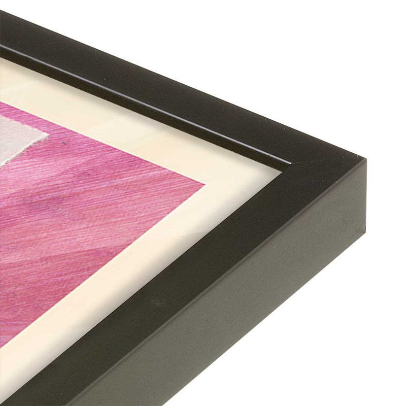 «Venus Collage II» par Lindsey Newman, reproduction d'art, H 12 po x l 8 po, Open Corner Framed Print without Mat Paper, Noir