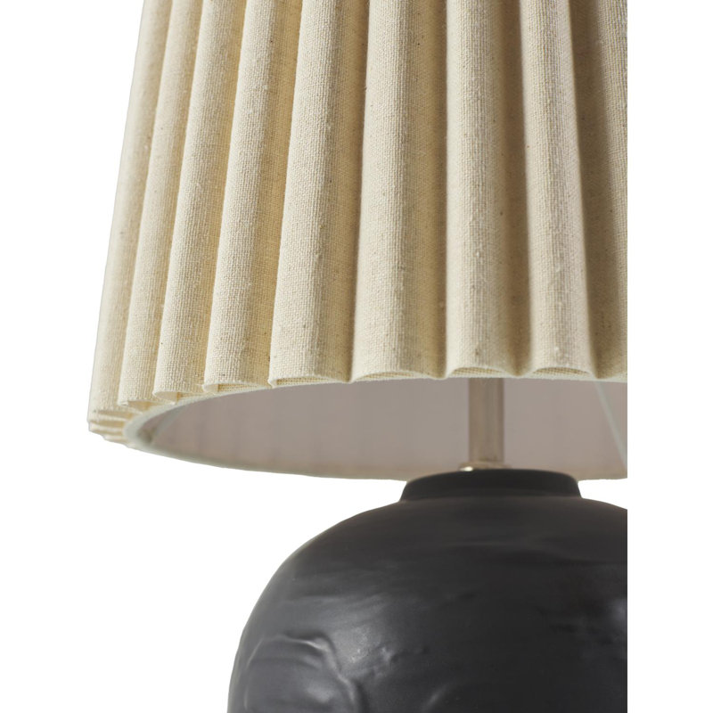 Rubinder Table Lamp Set, Black/Tan