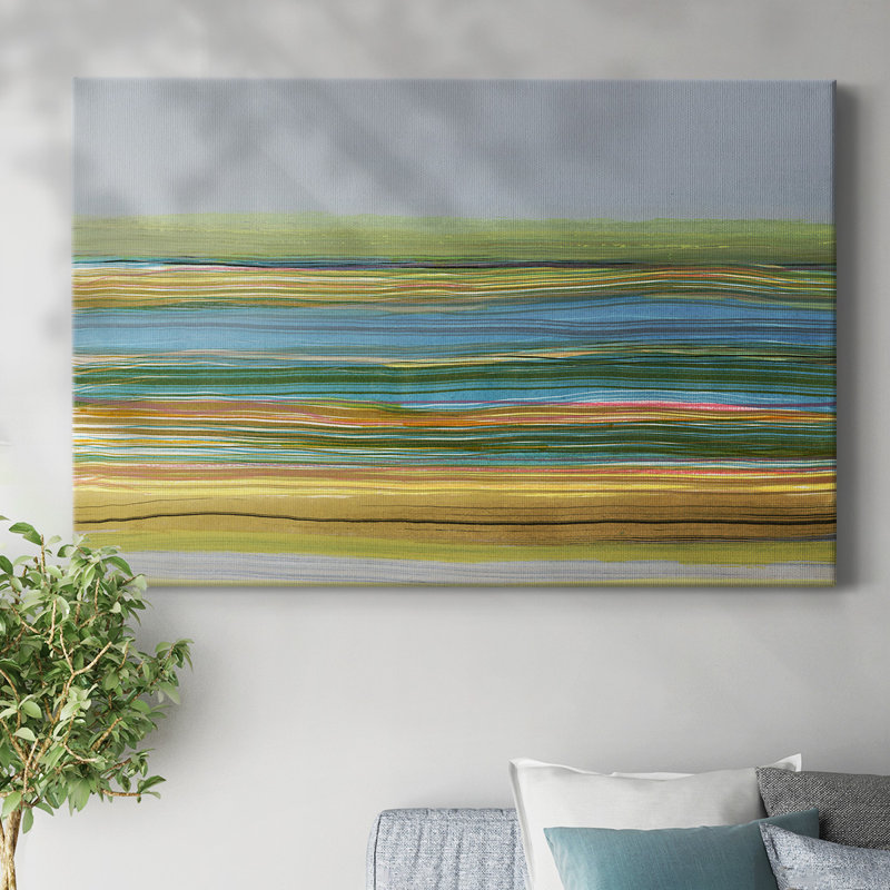 Toile tendue Parallel Striae II-Gallery, H 12 po x l 18 po