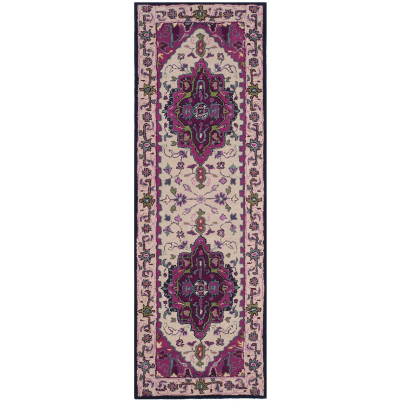 Blokzijl Hand Tufted Wool Oriental Rug, Runner 2'3" x 11'