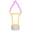 Enseigne lumineuse de table 12 po